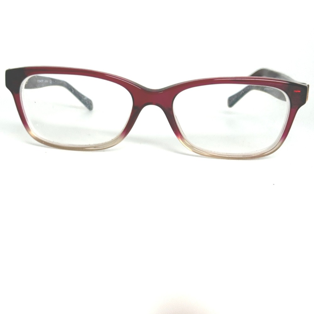 Coach HC 6089 Eyeglasses Red Sand Gradient Rectangle Frames 51-16-135 22222